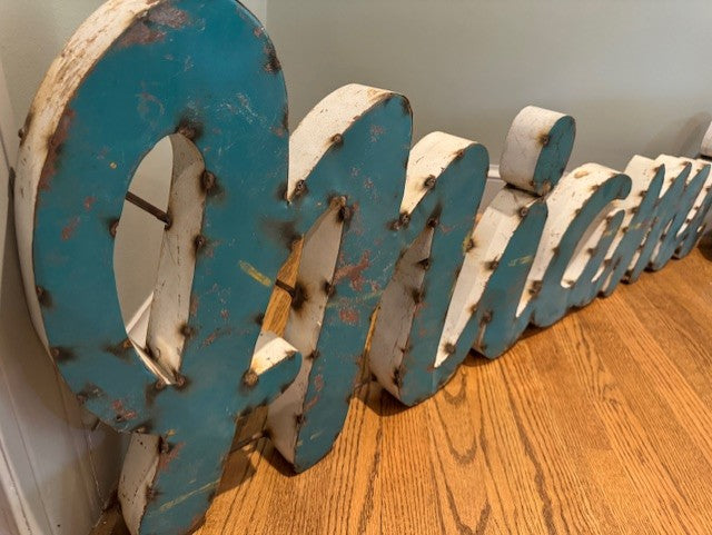 Vintage Original Tin Sign Miami Beach Hotel Art SH265-12