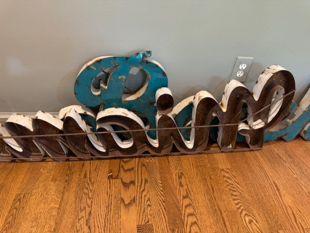 Vintage Original Tin Sign Miami Beach Hotel Art SH265-12
