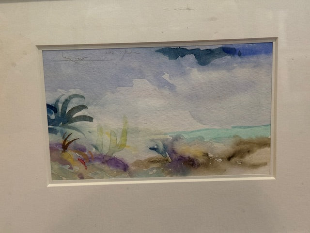 Watercolor Art Antoine Chapon St. Maarten SH265-4