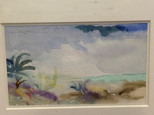Watercolor Art Antoine Chapon St. Maarten SH265-4