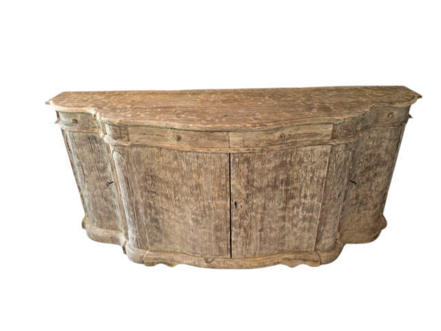 Zentique 79'' Pine Wood Distressed Rustic Sideboard SH265-8