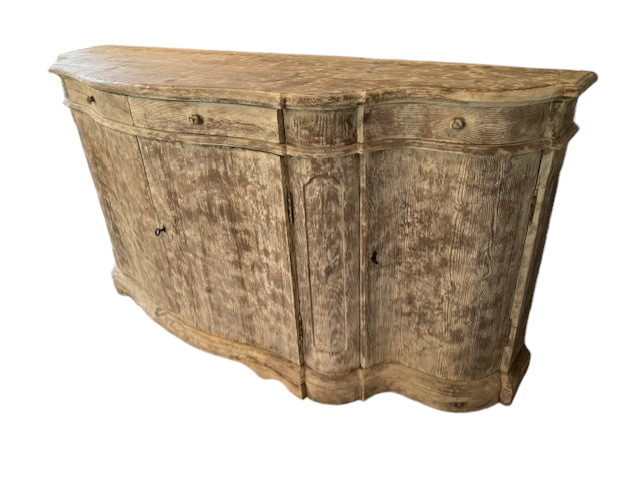 Zentique 79'' Pine Wood Distressed Rustic Sideboard SH265-8