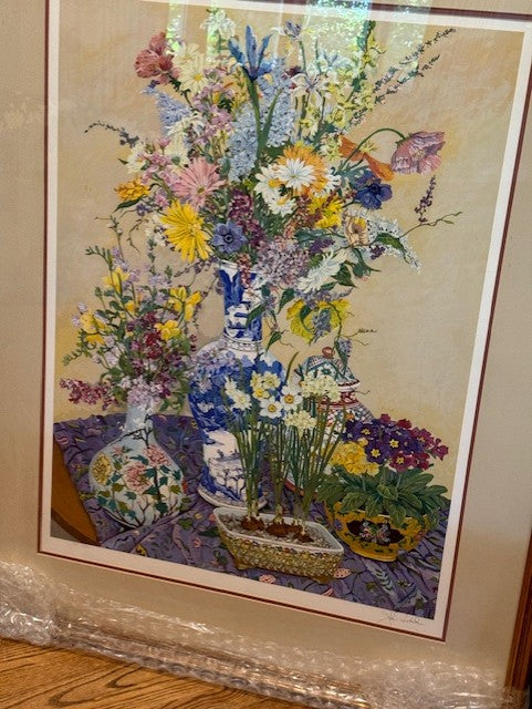 John Powell "Thoughts of Spring" Original Serigraph AP Signed Numbered Art SH265-17