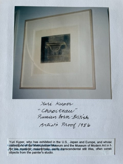 Yuri Kuper Pencil Signed Artist Proof Lithograph 1896 JV189-17