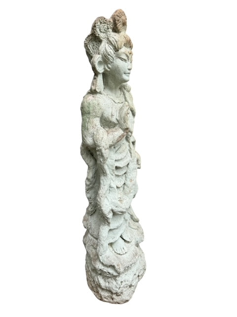Kuan Yin Goddess of Health Concrete Statue CS233-1