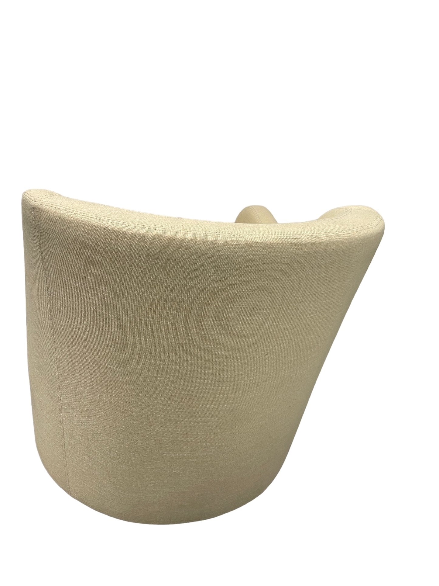 Bolier & Company Beige Kinkou Swivel Barrel Accent Chair SM216-3