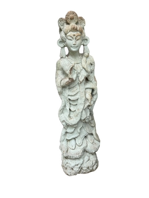Kuan Yin Goddess of Health Concrete Statue CS233-1