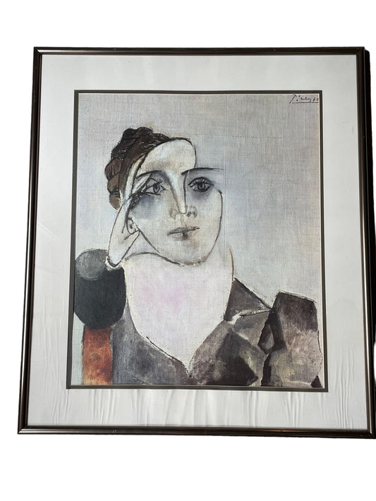 Lithograph Print Picasso Woman Portrait de Mille D.M Dora Maar GH113-4