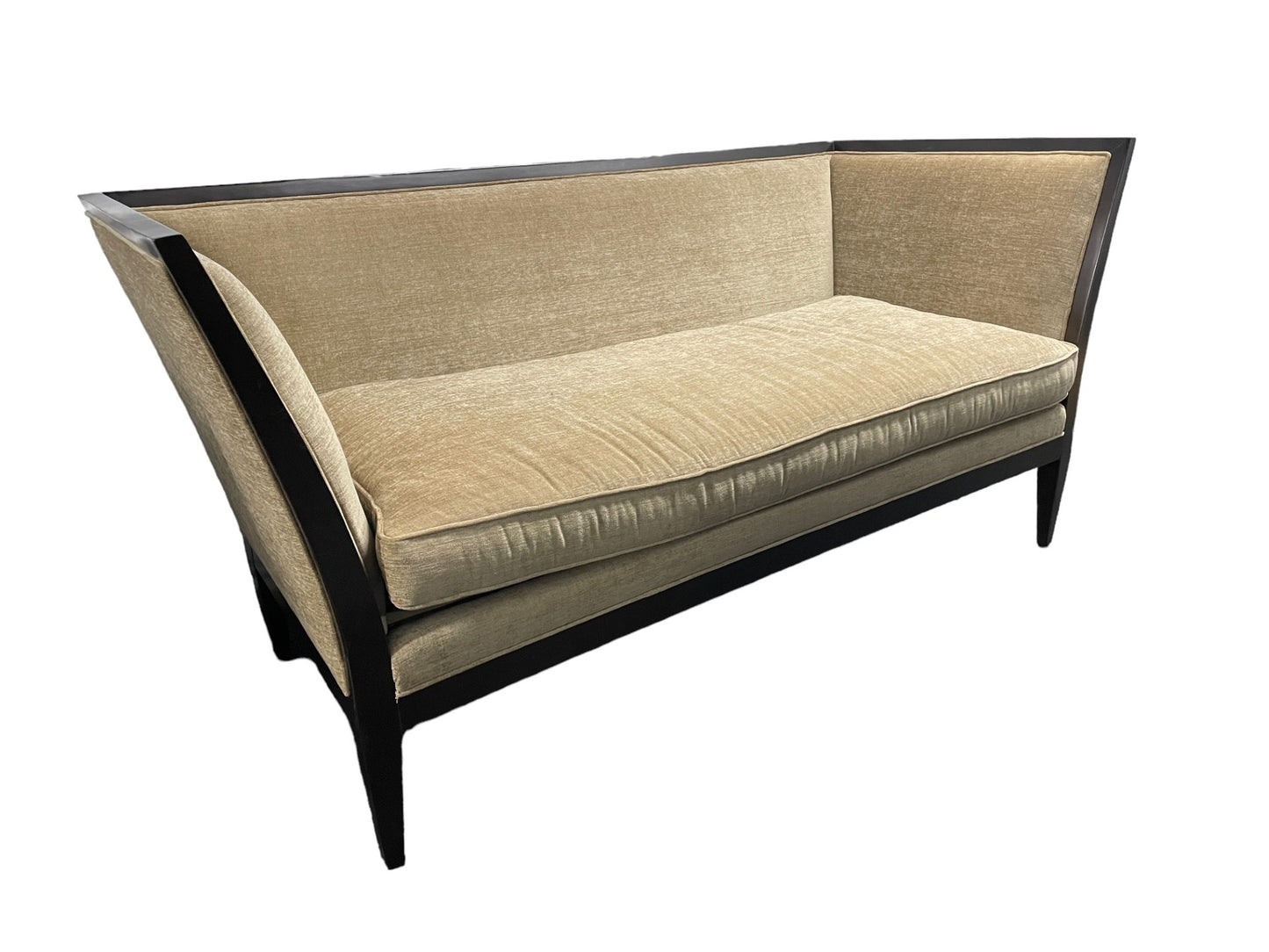 Anne Selke Home for Vanguard Flared Arm Velvet Loveseat Settee SM216-10