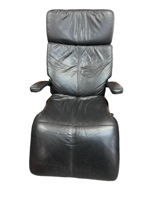 Black Leather The Perfect Chair Interactive Health Reclining Chair EK221-243