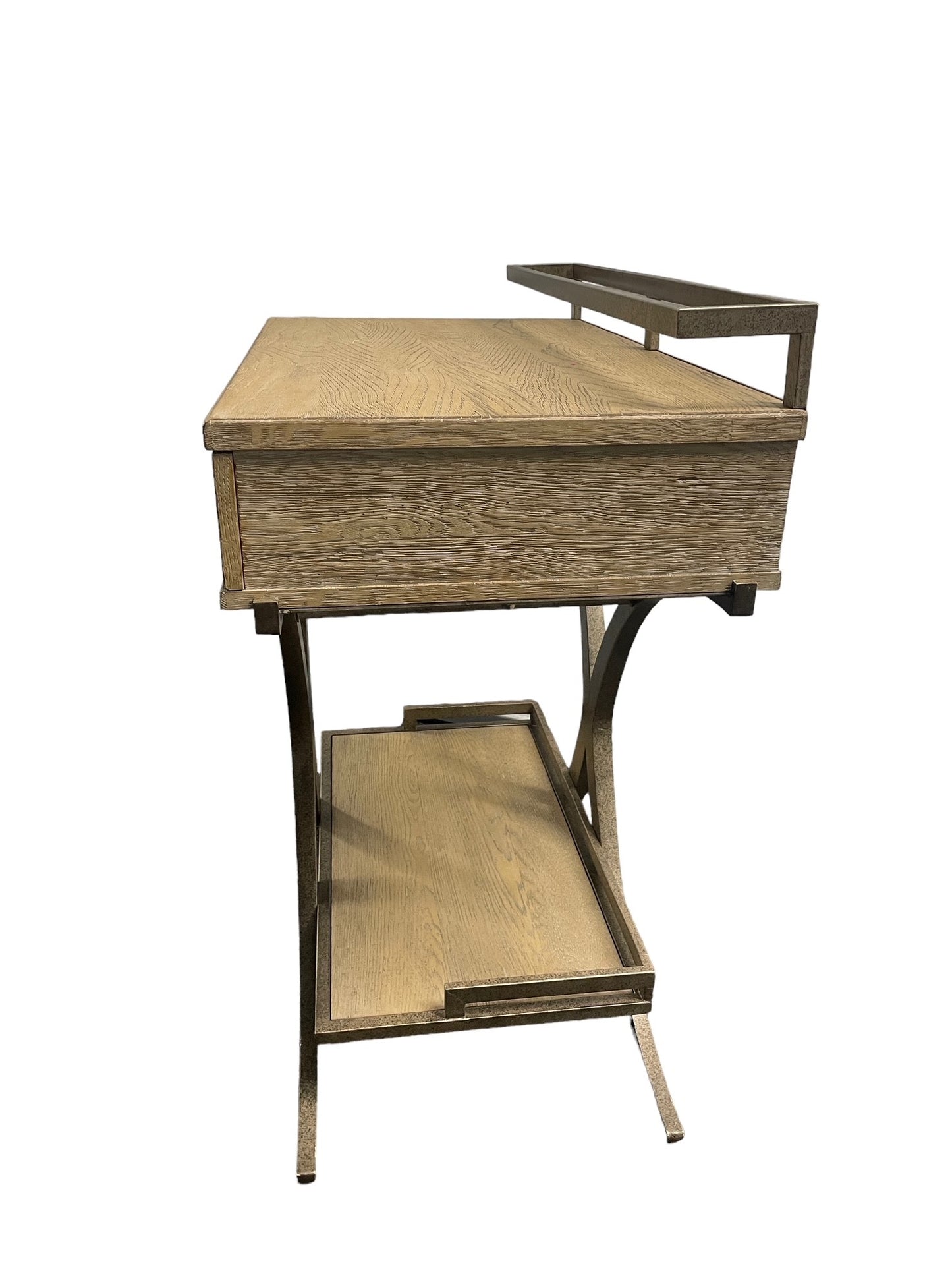 Stanley Windward Dune Weathered Wood Cart Table SM216-6