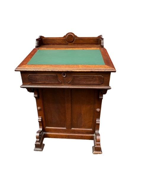 Antique Eastlake 1890's Walnut Desk w Side Drawers JD235-2
