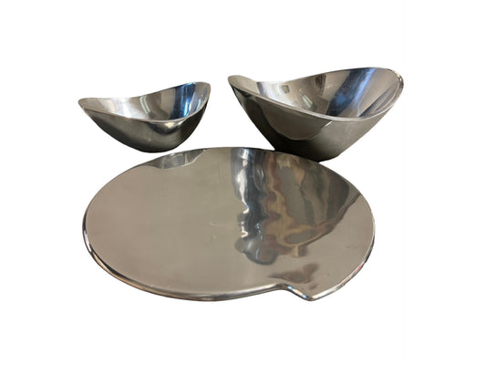 3 Nambe Bowls/Platters EK221-234