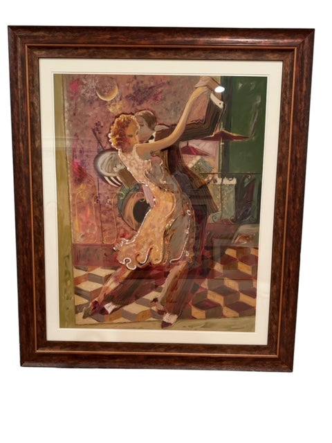 Tango IIi by Sabzi Limited Edition Hand Signed Giclee on Paper MA133-55