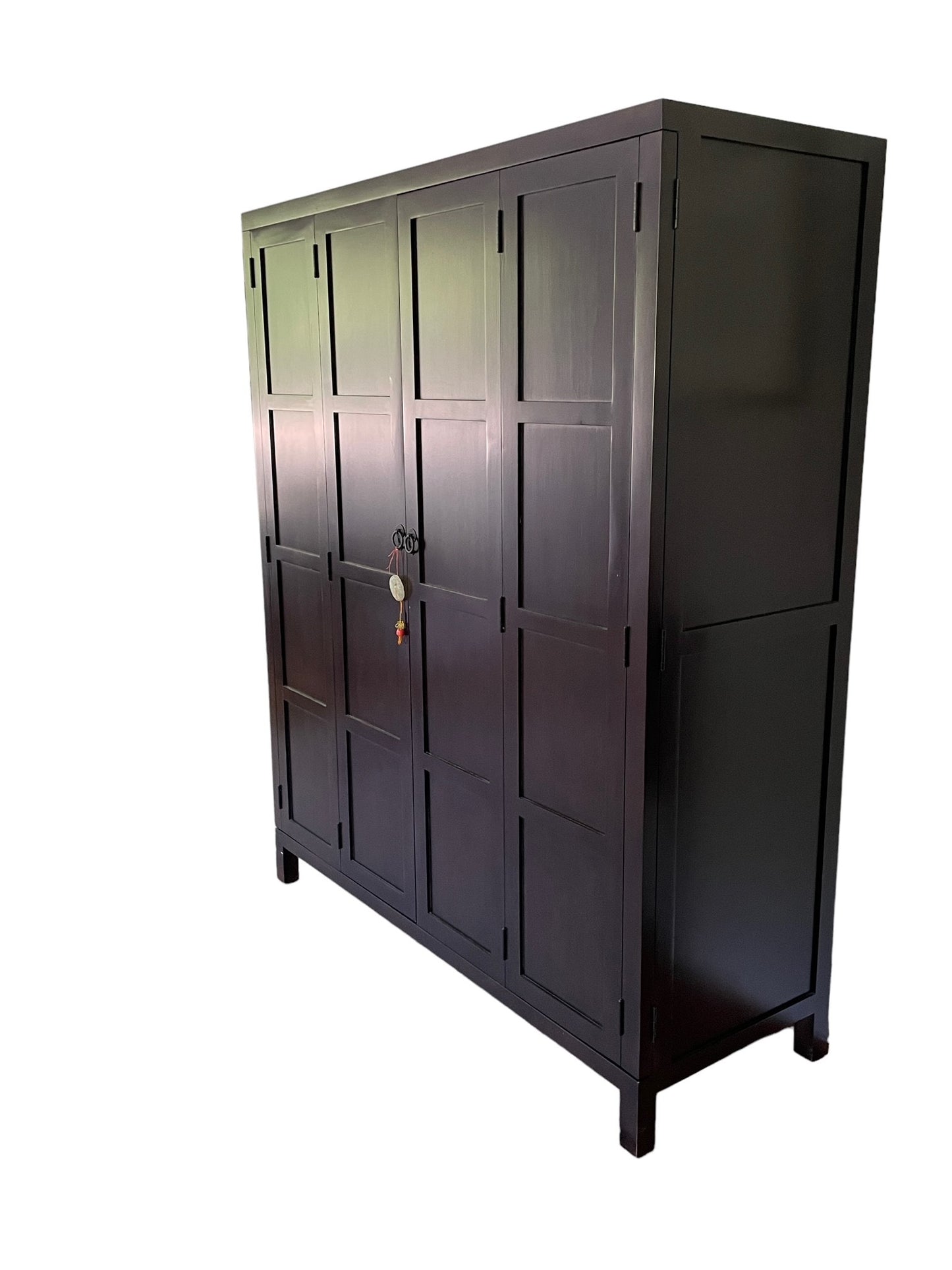 Yumiko Room and Board Black Panel Front TV Cabinet Armoire JV189-5