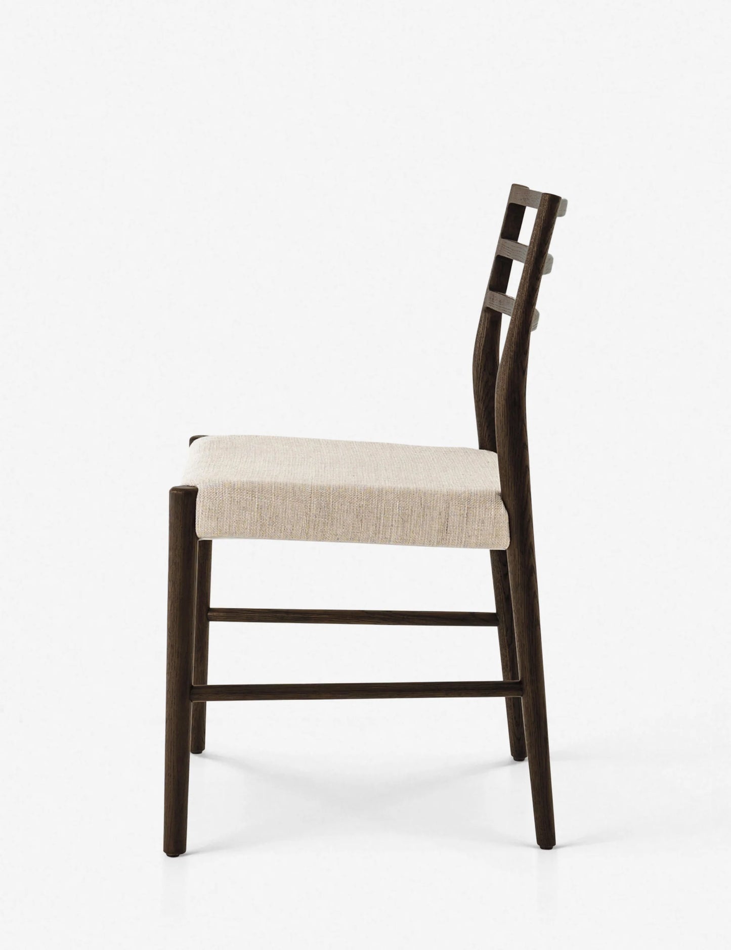 Lulu & Georgia 6 Lauret Ladder Back Beige Padded Seat Dining Chairs FFE-1070