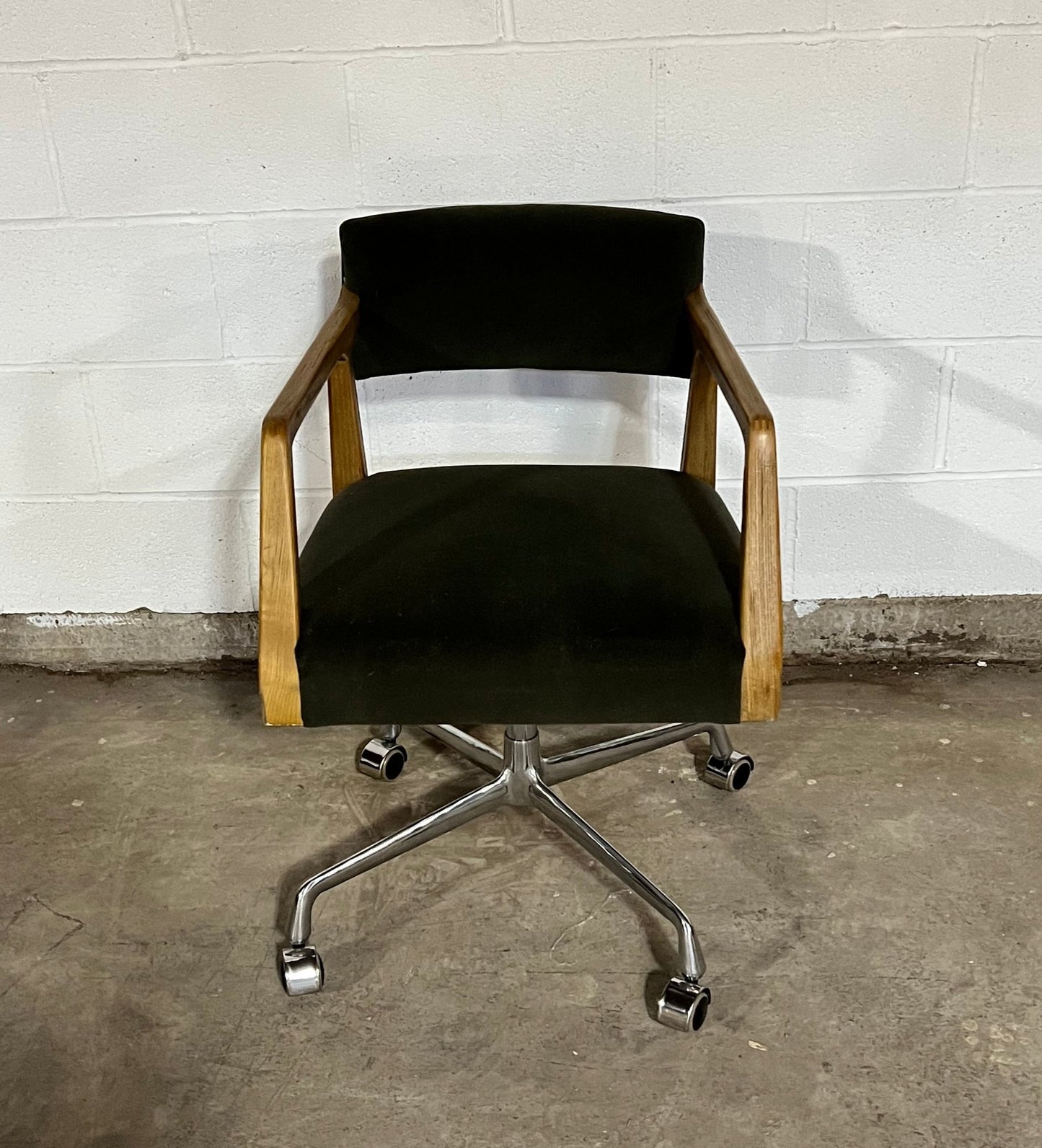 Four Hands Tyler Desk Chair - Velvet Loden HOP104-416