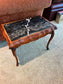Antique Italian Carved Rectangular Side Table with Marble Top PD138-6