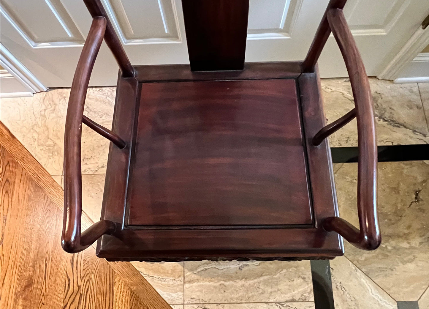 Set of 8 Asian Inspired Ornately Carved Dining Chairs PD138-14