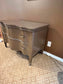 Vintage Serpentine Front Hand Painted Bronze Painted 2 Drawer Chest PD138-21