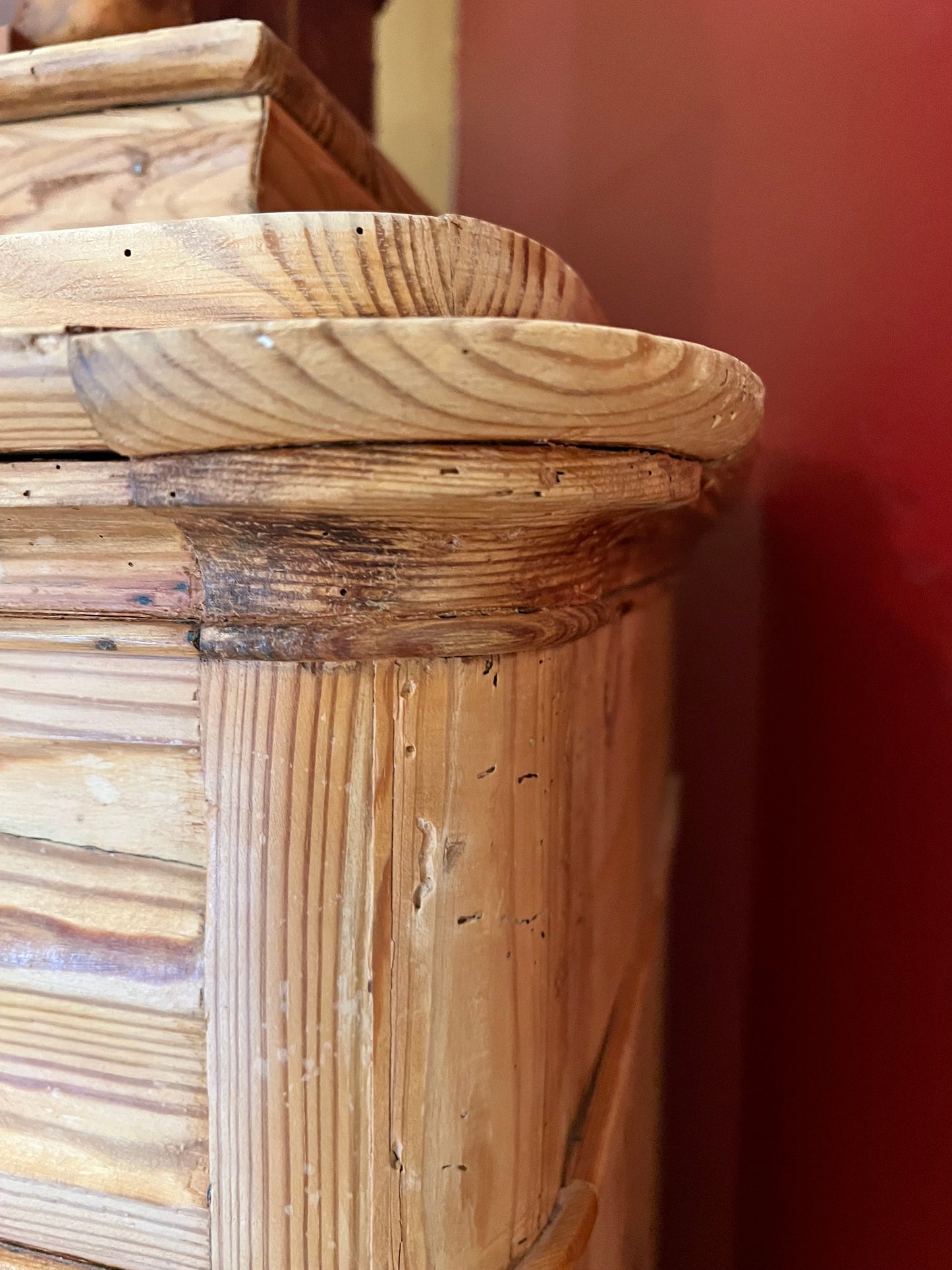 Narrow Antique Pine Cupboard/Armoire PD138-41