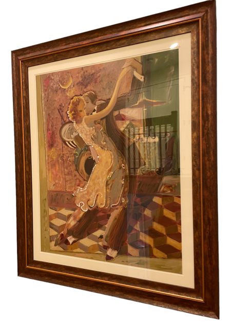 Tango IIi by Sabzi Limited Edition Hand Signed Giclee on Paper MA133-55