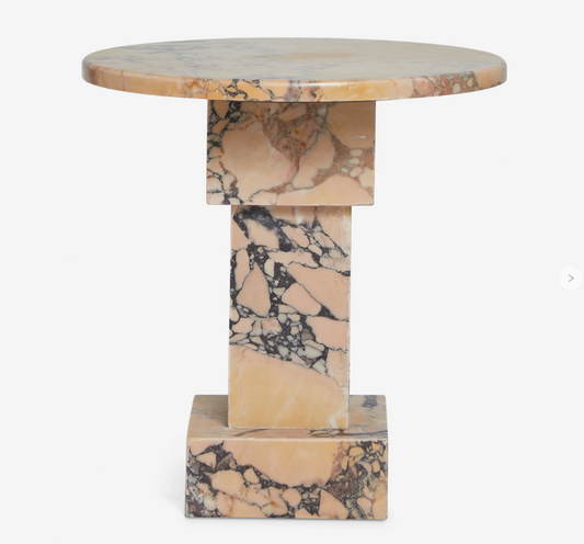 Lulu & Georgia Potts Round Marble Side Table FFE258-285