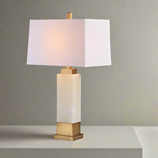 Safavieh Rozella Alabaster White/Gold Table Lamp FFE258-549