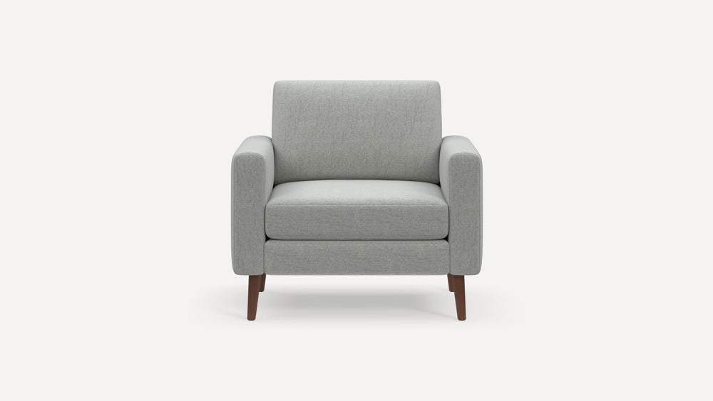 Burrow Crushed Gravel Grey Performance Chenille Nomad Chair FFE-1593