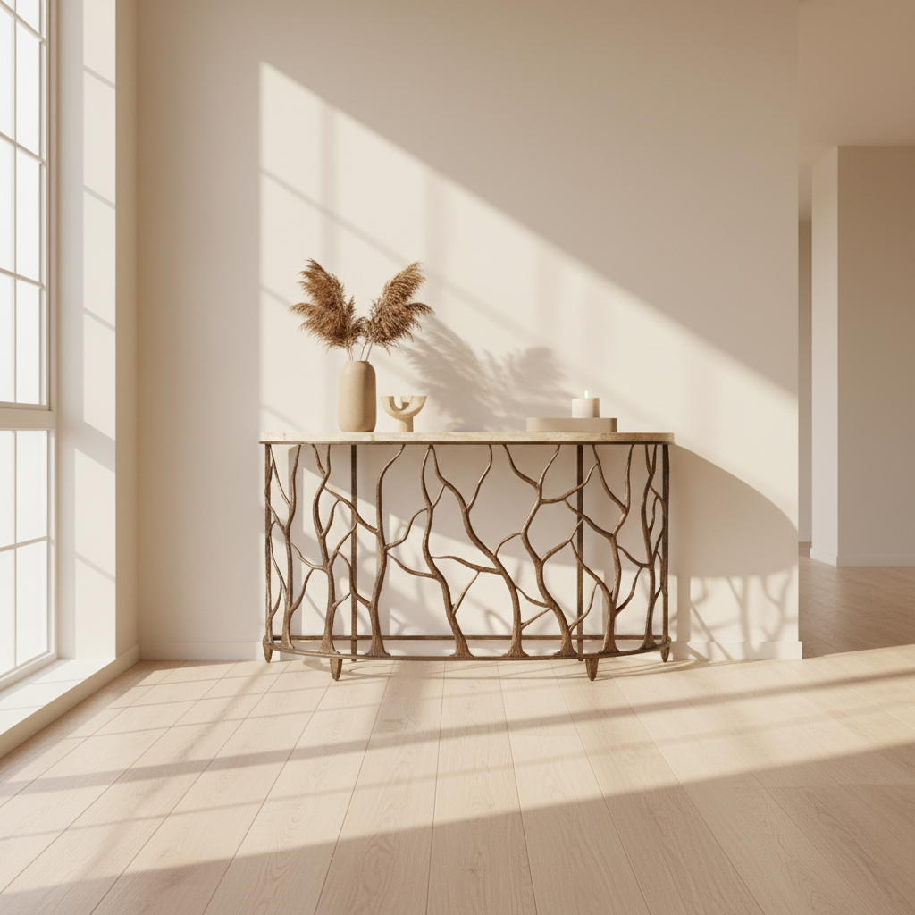 Lexington Furniture Co. Los Altos Bannister Garden Console Table EJ276-3