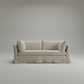 Cisco Home 84" Seda Slipcovered Sofa Couch Linen Brevard Flax EJ276-1