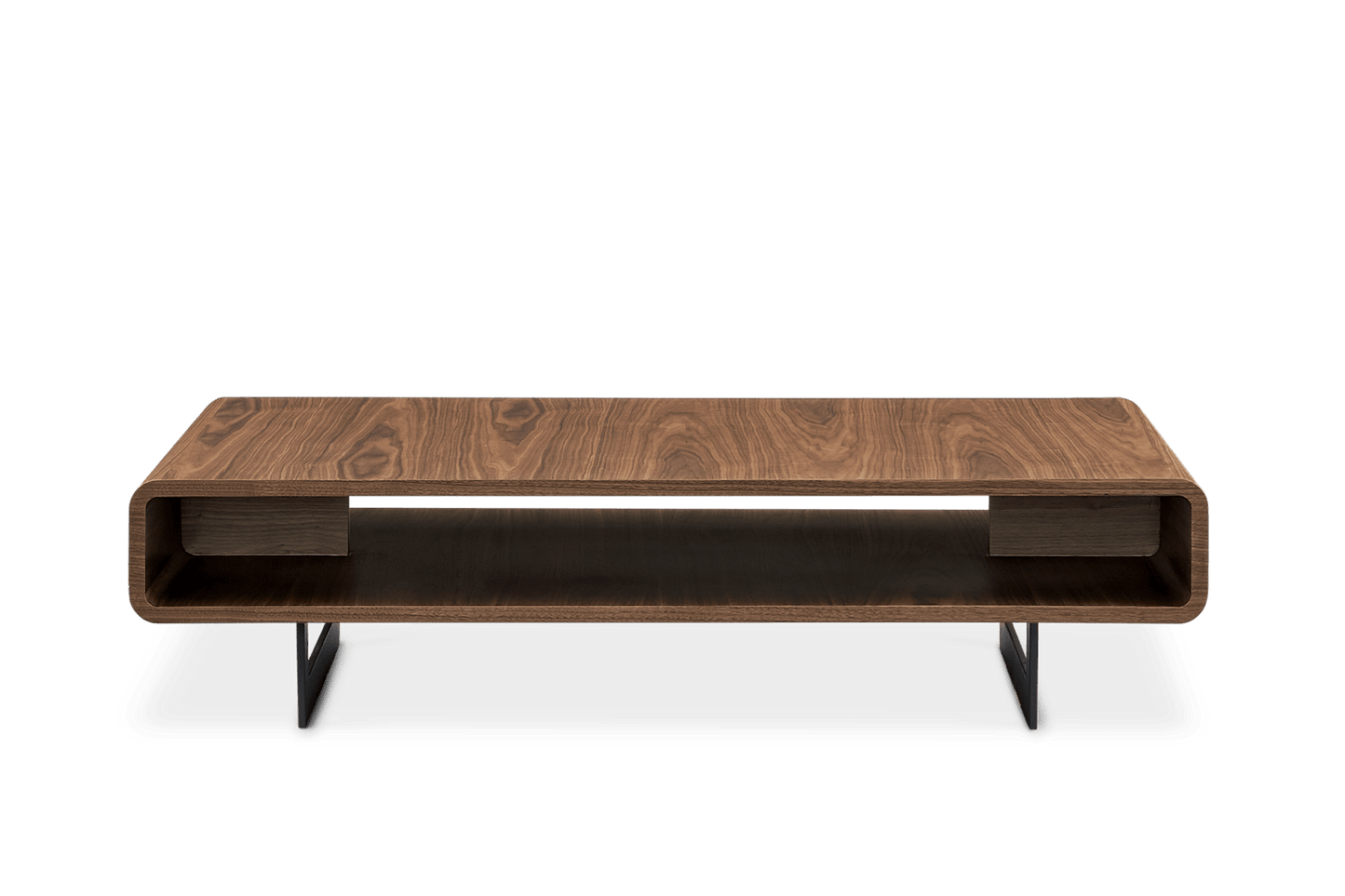 Castlery Peri Mid Century Style Walnut Veneer Coffee Table FFE-1583