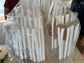 AH Home Tilda 6 Light 36 inch White Chandelier Ceiling Light, Large FFE-1443