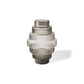 POLSPOTTEN Dark Gray Steps Vase FFW-1138