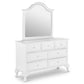 Picket House White Jenna Full Panel 4PC Bedroom Set FFE-1145