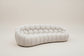 Casa Divani  Yolonda Modern Curved Beige Fabric Sofa Couch FFW-1414