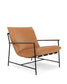 Denver Modern Vail Lounge Chair & Ottoman Saddle Leather FFE-1071