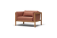 Neighbor Haven Outdoor Chair and a Half - Rust FFE-1574