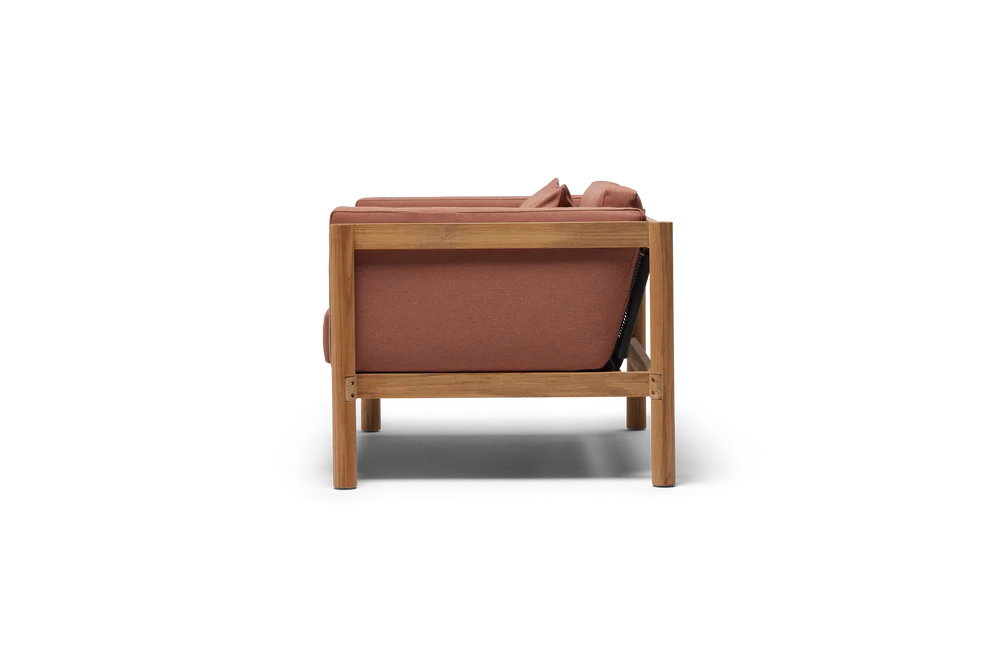 Neighbor Haven Outdoor Chair and a Half - Rust FFE-1574