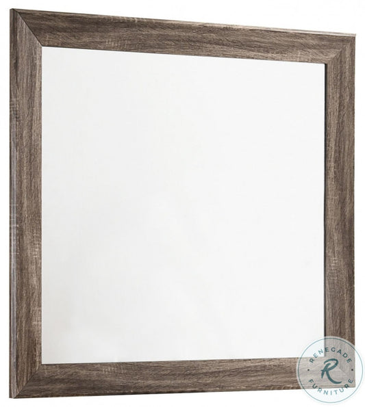 Coaster Kauffman Rectangular Dresser Mirror Washed Taupe FFE258-54