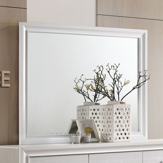 Coaster White Miranda Mirror FFE-1239