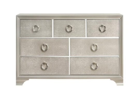 Coaster Co. Salford 7-drawer Dresser Chest Metallic Sterling FFE258-58