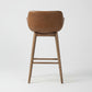 Four Hands Premium Grain Leather Hannah Swivel Counter Stool FFW-1121