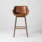Four Hands Premium Grain Leather Hannah Swivel Counter Stool FFW-1121