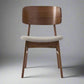 Set of 4 HOFT Emery Mid Century Oak Dining Chair Smoke & Walnut FFW258-394