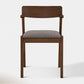 Pair (2) Set of 2 Zola Dining Chairs - Light Grey & Walnut (2 Pr Avail) FFE-1442