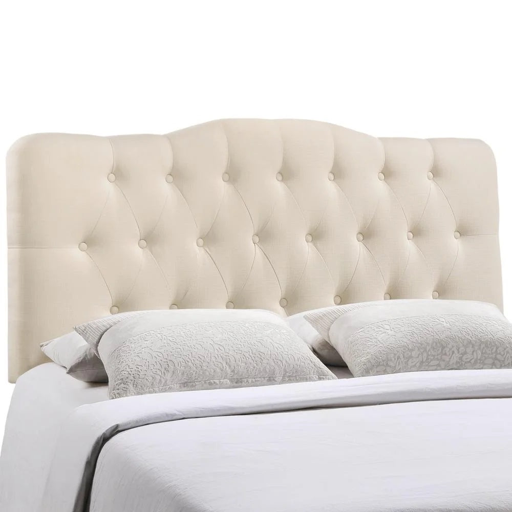 Modway Ivory Annabel King Upholstered Polyester Fabric Headboard Bed FFE258-129