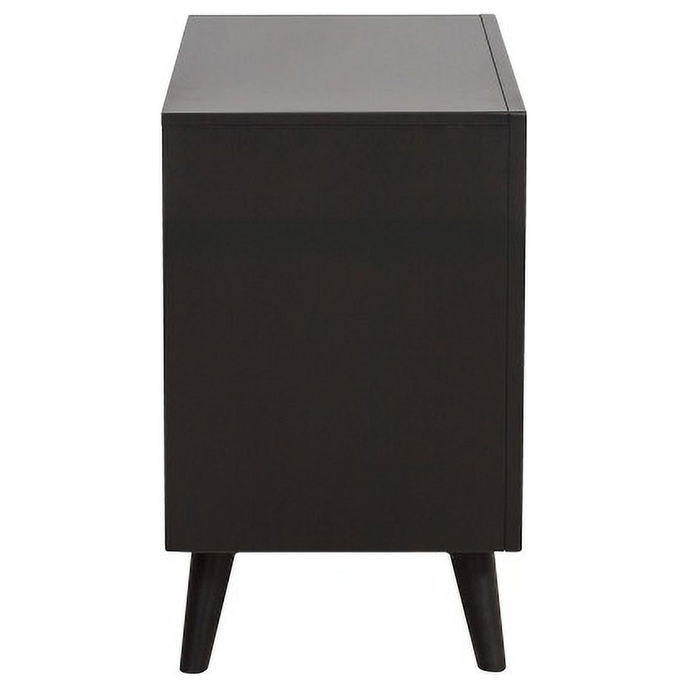 Raku Collection Danish Mid-Century Modern Nightstand w Two-Tone Finish FFE258-39