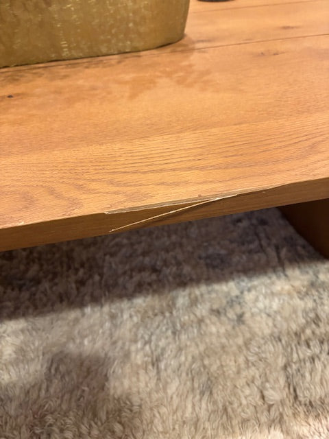 Lulu & Georgia Remwald Curved Bottom Oak Coffee Table FFE-1396