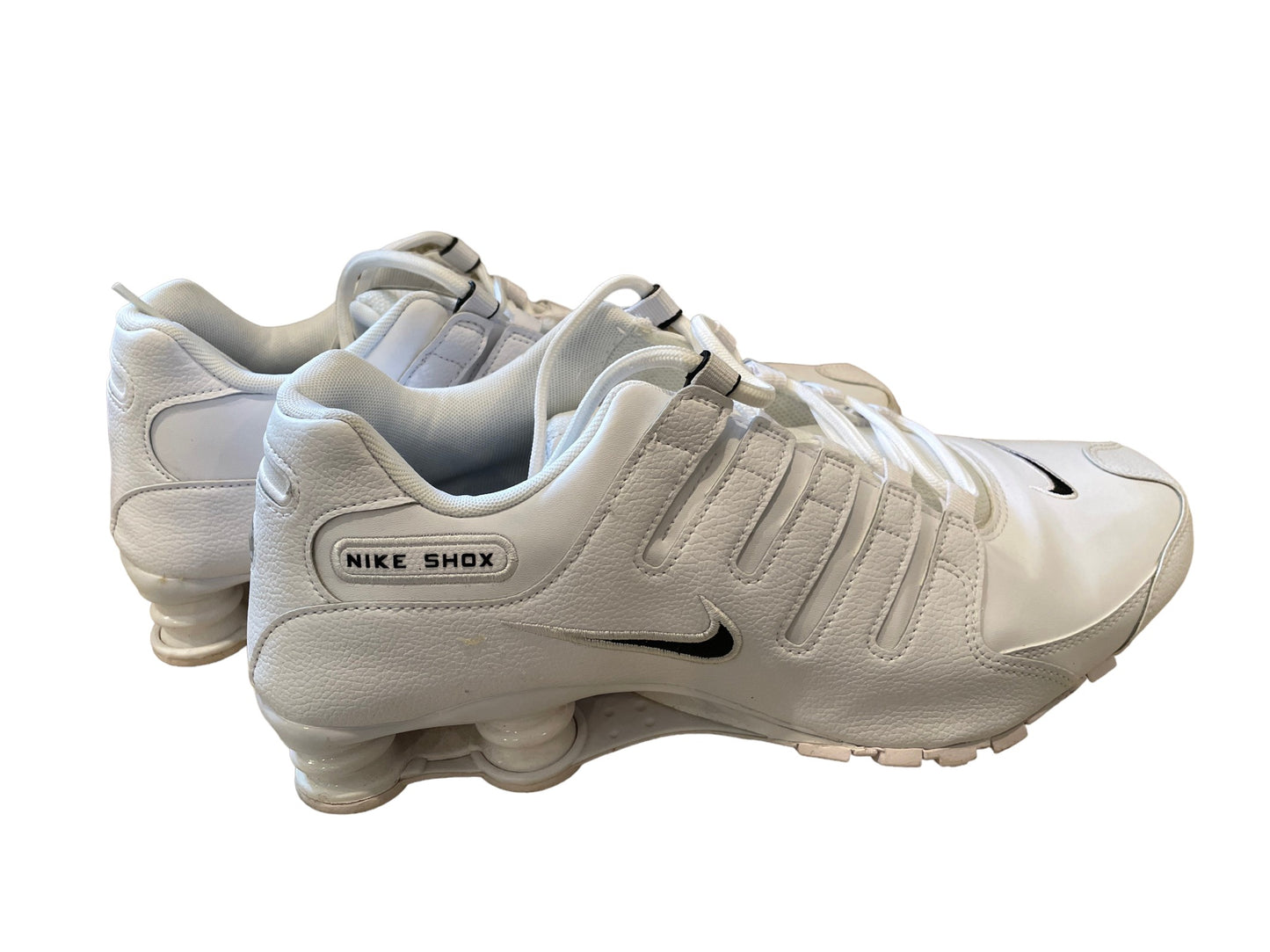Size 10 - Nike Shox NZ EU White Black
